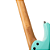 Guitarra Cort G200SE Seafoam Green com Corpo Poplar Braço Roasted Maple Bolt-On Escala Roasted Maple Captadores Cort Powersound HSS Ponte 6-Point Vintage-Style Tremolo 22 Trastes - Imagem 4
