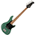 Contrabaixo Cort GB Short Scale Forest Green com Corpo Poplar Braço Roasted Maple Bolt-On Escala Roasted Maple Captador Cort Powersound Humbucker Pré Markbass MB-1 Escala 30 - Imagem 1