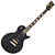 Guitarra Vintage Reissued V100 PBB LP Gold Hard Gloss Black com Corpo Mahogany Top Maple Carved Braço Mahogany Set Neck Escala Rosewood 2 Captadores Humbucker Wilkinson Ponte Tune-O-Matic - Imagem 1