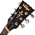 Guitarra Vintage V100 Icon Distressed HH Gold Top com Corpo Mogno Braço Mogno Escala Rosewood 22 Trastes 2 Captadores Humbucker Wilkinson MWVC Ponte Wilkinson TOM - Imagem 4