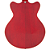 Guitarra Vintage Revo Series Superthin Cherry Red com Corpo Okoume Braço Mogno Escala Jatobá 22 Trastes 3 Captadores Entwistle HFS63 Ponte Roller Vibrato Vintage - Imagem 4