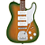 Guitarra Vintage Revo Series Trio Green Yellowburst com Corpo Okoume Braço Maple Escala Jatobá 22 Trastes 3 Captadores P90 Entwistle Ponte Roller Vibrato Offset - Imagem 2