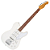 Guitarra Vintage Revo Series Trio Arctic White com Corpo Okoume Braço Maple Escala Jatobá 22 Trastes 3 Captadores P90 Entwistle Ponte Roller Vibrato Offset - Imagem 1
