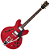 Guitarra Vintage VSA500B Reissued Bigsby Cherry Red com Corpo Maple Braço Mogno Escala Rosewood 22 Trastes 2 Humbuckers Wilkinson Ponte TOM com Bigsby - Imagem 1