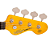 Contrabaixo Vintage V4 Icon Distressed Sunset Sunburst com Corpo Poplar Braço Maple Escala Rosewood 20 Trastes Captador Single Coil Wilkinson Ponte Wilkinson Four Saddle - Imagem 3