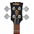 Contrabaixo Vintage VS4 Reissued Boulevard Black com Corpo Mogno Braço Mogno Set Escala Rosewood 20 Trastes 2 Captadores Double Coil Wilkinson Ponte Fixed - Imagem 3