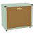 Gabinete Vintage 10" Mint Green 1x10 Extension Cabinet com 1 Speaker 10" Corner Protectors Metalicos Pés de Borracha - Imagem 2