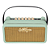 Amplificador Vintage Retro 15W DSP Mint Green com 2x3" Speakers 8 Amp Models 4 Efeitos Pré-amplificador USB e Ext Speaker Out - Imagem 3