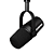 Microfone Shure MV7X Dinâmico para Podcast e Vocais XLR com Isolamento de Voz Rejeição Traseira e Filtro Anti-choque DNA do SM7B - Imagem 1