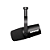 Microfone Shure MV7X Dinâmico para Podcast e Vocais XLR com Isolamento de Voz Rejeição Traseira e Filtro Anti-choque DNA do SM7B - Imagem 3