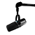 Microfone Shure MV7i Smart Dinâmico USB/XLR com Interface 2 Canais Preto Entrada Combo XLR/¼" Phantom DSP e Touch Panel - Imagem 3