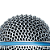 Grade de Reposição Shure RK265G Original para Beta 58A Metal Ball-Type Grille Prata com Suporte Interno Resistente a Amassados - Imagem 2