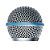 Grade de Reposição Shure RK265G Original para Beta 58A Metal Ball-Type Grille Prata com Suporte Interno Resistente a Amassados - Imagem 1