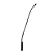 Microfone Shure MX418/N Gooseneck Microflex 18" com Pré-amplificador Embudo Shock Mount A400SM Flange de Travamento e Windscreen de Espuma - Imagem 1