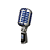 Microfone Shure Super 55 Deluxe Vocal Dinâmico Supercardioide Vintage Cromado com Espuma Azul Shock Mount Suporte Articulável e Acabamento Die-Cast - Imagem 2