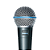 Microfone Shure Beta 58A Vocal Dinâmico Supercardioide com Mount Integrado XLR Shock-Mount Pneumático Neodímio Grade Metálica Resistente - Imagem 3