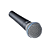 Microfone Shure Beta 58A Vocal Dinâmico Supercardioide com Mount Integrado XLR Shock-Mount Pneumático Neodímio Grade Metálica Resistente - Imagem 2