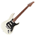 Guitarra Benson Hardy HD 901 OWT BKPG Olympic White com Captadores Wilkinson Alnico 5 Single-Coil Ponte Wilkinson Tremolo 2 Pivôs e Bag - Imagem 4