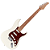 Guitarra Benson Hardy HD 901 OWT TTPG Olympic White com Captadores Wilkinson Alnico 5 Single-Coil Ponte Wilkinson Tremolo 2 Pivôs Pickguard Tortoise e Bag - Imagem 4