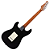 Guitarra Benson Hardy HD 901 BK APPG Black com Captadores Wilkinson Alnico 5 Single-Coil Ponte Wilkinson Tremolo 2 Pivôs Pickguard Aged Pearl e Bag - Imagem 5