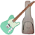 Guitarra Benson Hardy HD 904 SFG MGPG Surf Green com Corpo Alder Braço Roasted Maple Parafusado Escala Roasted Maple 22 Trastes 3 Captadores Single Coil Wilkinson Alnico e Bag - Imagem 1