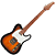 Guitarra Benson Hardy HD T 904 2TS AW Gold 2-Tone Sunburst com Corpo Alder Braço Roasted Maple Parafusado Escala Roasted Maple 22 Trastes 2 Captadores Single Coil Wilkinson Alnico e Bag - Imagem 4