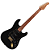 Guitarra Benson Hardy HD 901 BK Gold Black com Captadores Wilkinson Alnico 5 Single-Coil Ponte Wilkinson Tremolo 2 Pivôs Pickguard Black Hardware Gold e Bag - Imagem 4