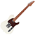 Guitarra Benson Hardy HD 904 OWT TT Olympic White TT com Corpo Alder Braço Roasted Maple Parafusado Escala Roasted Maple 22 Trastes 2 Captadores Single Coil Wilkinson Alnico e Bag - Imagem 1
