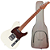 Guitarra Benson Hardy HD 904 OWT TT Olympic White TT com Corpo Alder Braço Roasted Maple Parafusado Escala Roasted Maple 22 Trastes 2 Captadores Single Coil Wilkinson Alnico e Bag - Imagem 4