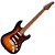 Guitarra Benson Hardy HD 901 3TS TTPG 3 Tone Sunburst com Captadores Wilkinson Alnico 5 Single-Coil Ponte Wilkinson Tremolo 2 Pivôs Pickguard Tortoise e Bag - Imagem 4
