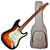 Guitarra Benson Hardy HD 901 3TS MG 3 Tone Sunburst com Captadores Wilkinson Alnico 5 Single-Coil Ponte Wilkinson Tremolo 2 Pivôs Pickguard Mint Green e Bag - Imagem 1