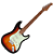 Guitarra Benson Hardy HD 901 3TS MG 3 Tone Sunburst com Captadores Wilkinson Alnico 5 Single-Coil Ponte Wilkinson Tremolo 2 Pivôs Pickguard Mint Green e Bag - Imagem 4