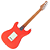 Guitarra Benson Hardy HD 901 FRD MGPG Fiesta Red com Captadores Wilkinson Alnico 5 Single-Coil Ponte Wilkinson Tremolo 2 Pivôs Pickguard Mint Green e Bag - Imagem 5