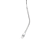 Microfone Shure MX202W-A/N Hanging Ceiling Condensador Branco com Cabo 9m Pré-amplificador em Linha Adaptador de Montagem e Sem Cápsula - Imagem 1