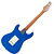 Guitarra Benson Hardy HD 901 SNB MGPG Sonic Blue com Captadores Wilkinson Alnico 5 Single-Coil Ponte Wilkinson Tremolo 2 Pivôs Pickguard Mint Green e Bag - Imagem 5