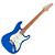 Guitarra Benson Hardy HD 901 SNB MGPG Sonic Blue com Captadores Wilkinson Alnico 5 Single-Coil Ponte Wilkinson Tremolo 2 Pivôs Pickguard Mint Green e Bag - Imagem 4
