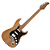 Guitarra Benson Hardy HD 902 N BKPG Black com Captadores Wilkinson Alnico 5 HSS Ponte Wilkinson Tremolo 2 Pivôs Pickguard Black e Bag - Imagem 2