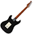 Guitarra Benson Hardy HD 902 BK APPG Black com Captadores Wilkinson Alnico 5 HSS Ponte Wilkinson Tremolo 2 Pivôs Pickguard Aged Pearl e Bag - Imagem 5