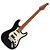 Guitarra Benson Hardy HD 902 BK APPG Black com Captadores Wilkinson Alnico 5 HSS Ponte Wilkinson Tremolo 2 Pivôs Pickguard Aged Pearl e Bag - Imagem 4