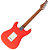 Guitarra Benson Hardy HD 902 FRD MGPG Fiesta Red com Captadores Wilkinson Alnico 5 HSS Ponte Wilkinson Tremolo 2 Pivôs Pickguard Mint Green e Bag - Imagem 5