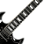 Guitarra Michael Oldflame GMG800 BLK Black com Corpo Poplar Braço Maple Colado Escala Purple Heart 22 Trastes 2 Humbuckers Cerâmicos Ponte Tune-o-Matic - Imagem 3