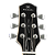 Guitarra Michael Oldflame GMG800 BLK Black com Corpo Poplar Braço Maple Colado Escala Purple Heart 22 Trastes 2 Humbuckers Cerâmicos Ponte Tune-o-Matic - Imagem 4
