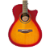 Violão Eletroacústico Benson GF100CE HB Aço Cutaway Honeyburst com Tampo Spruce Corpo Sapele Braço Okume Escala Technical Wood 20 Trastes Pré BS-4 com Afinador - Imagem 3