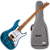 Guitarra Seizi Katana Musashi Plus Quilted Royal Blue com Captadores Seizi Jutsu HSS Ponte Tremolo e Bag 10361249 - Imagem 1