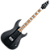 Guitarra Cort KX600 Infinite Black Satin Neck-Thru 6 Cordas com Fishman Fluence Modern HH Braço Roasted Maple & Walnut e Ponte Hardtail String Thru Body - Imagem 1
