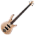 Contrabaixo Cort Artisan A4 Plus FMMH OPN Open Pore Natural Neck-Thru 4 Cordas com Captadores Bartolini MK-1 Pré-amp 3 Band EQ e Top Figured Maple - Imagem 1