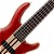 Contrabaixo Cort Artisan A5 Plus FMMH OPBC Open Pore Black Cherry Neck-Thru 5 Cordas com Captadores Bartolini MK-1 Pré-amp 3 Band EQ e Top Figured Maple - Imagem 3