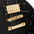 Guitarra Cort CR270 BK Black Set-Neck Mahogany com Captadores Voiced Tone VTH59 Gold Cover Ponte Tune-O-Matic e Hardware Dourado - Imagem 5