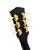Guitarra Cort CR270 BK Black Set-Neck Mahogany com Captadores Voiced Tone VTH59 Gold Cover Ponte Tune-O-Matic e Hardware Dourado - Imagem 2