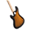 Contrabaixo Cort GB24JJ 2T 2 Tone Burst Bolt-On 4 Cordas com Top Flamed Maple Captadores Powersound JJ e Braço Hard Maple - Imagem 4